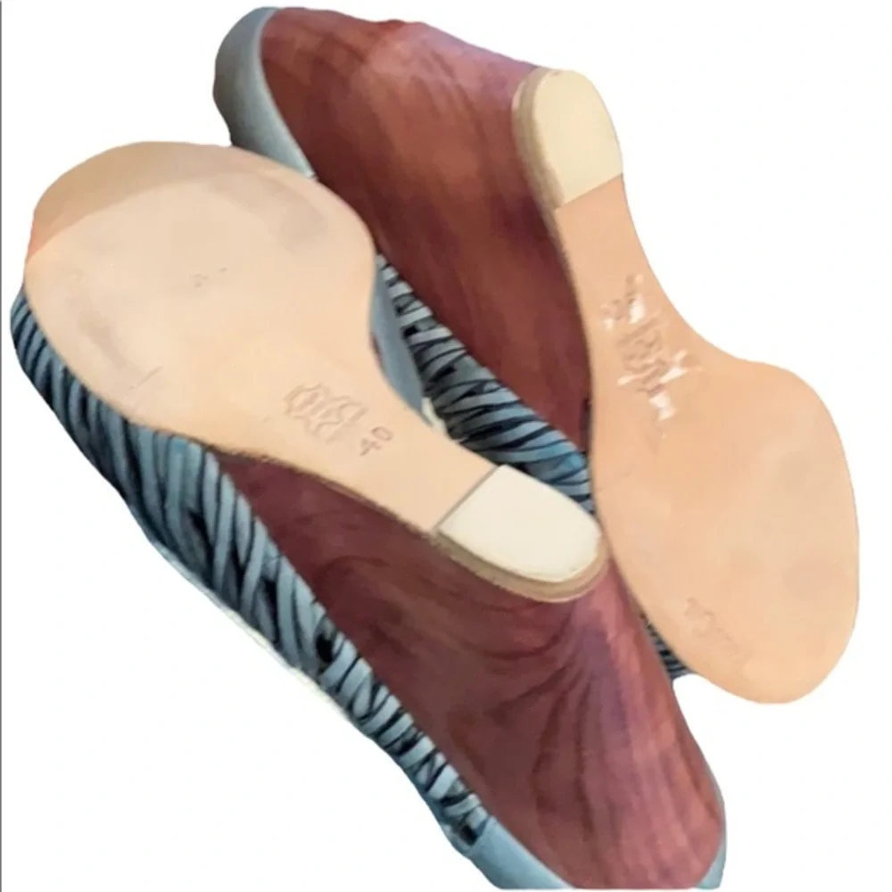 Paco Gil open toe platform wedge/espadrilles